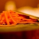 carrots and knife