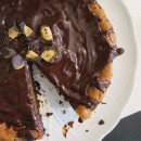 flourless choc pb cake top