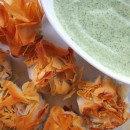 pea and mushroom bundles