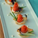 Friends at the Table smoked salmon wonton crisps
