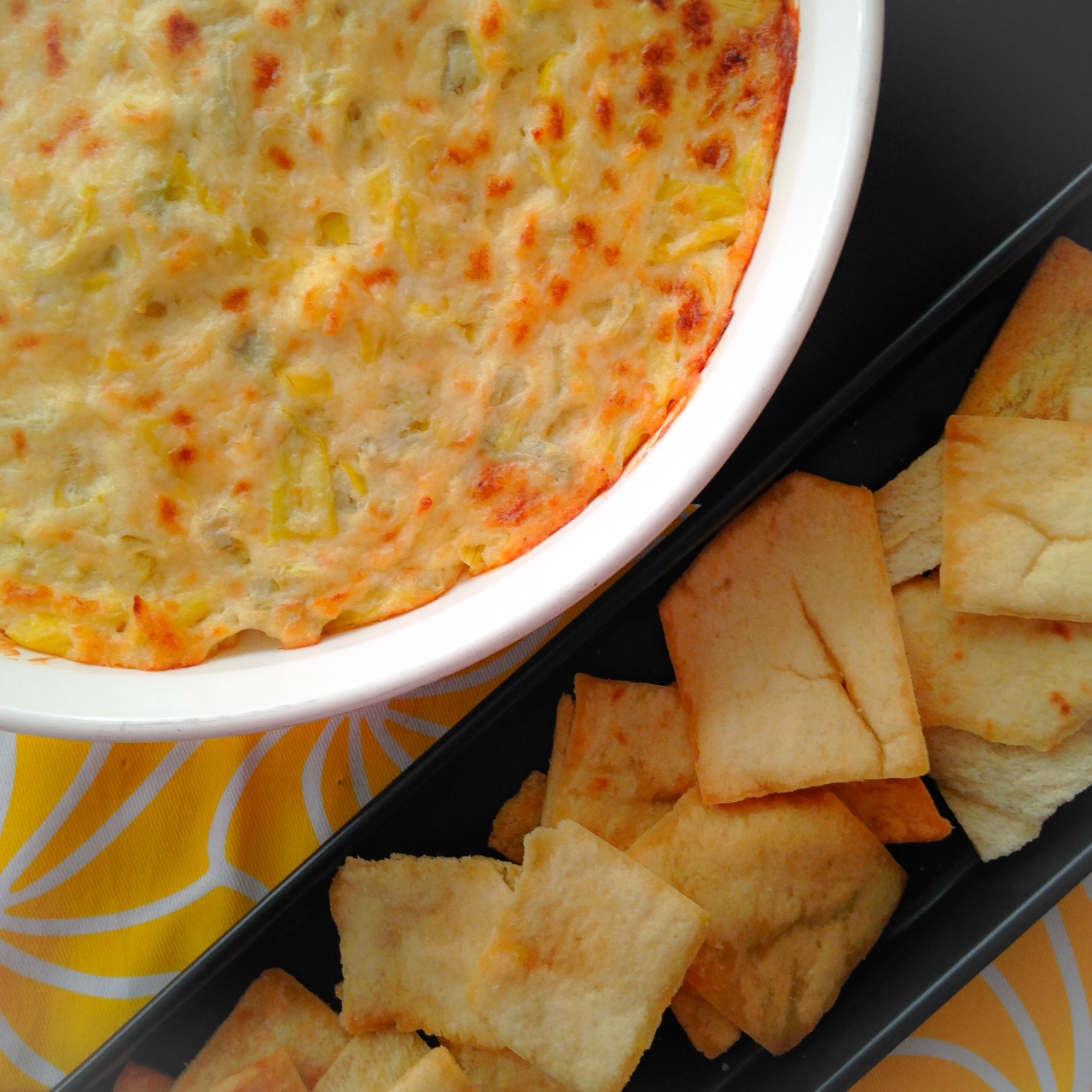 Hot Parmesan and Artichoke Dip Meatless Monday Eat. Drink. Smile.